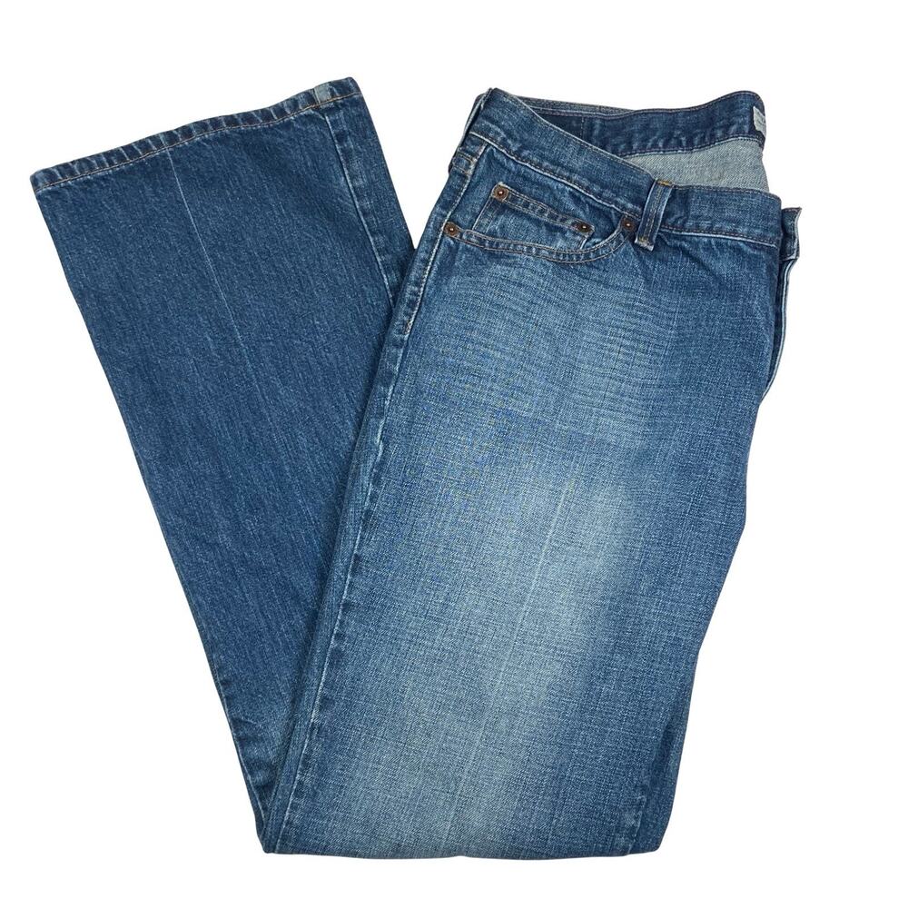 American Eagle Jeans Women 14 Regular 37x32 Boot Cut Hipster Fit Hem Wear